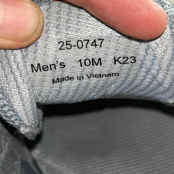 Johnston & Murphy Men's size 10 Amherst 2.0 Knit casual shoes gray leather trim - Picture 8 of 8